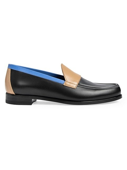 Pierre Hardy Hardy Colorblocked Leather Loafers