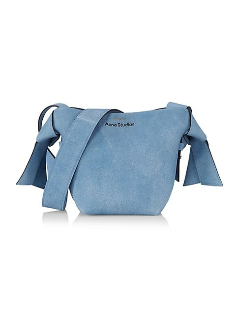 Acne Studios Musubi Mini Denim Suede Tote Bag