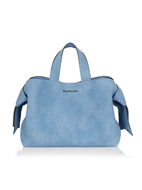 Acne Studios Musubi Denim Suede Tote Bag