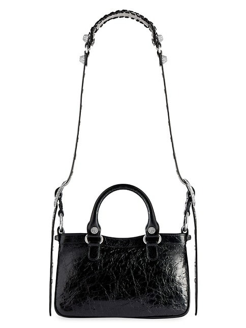 Balenciaga Neo Cagole Small Tote Bag With Rhinestones