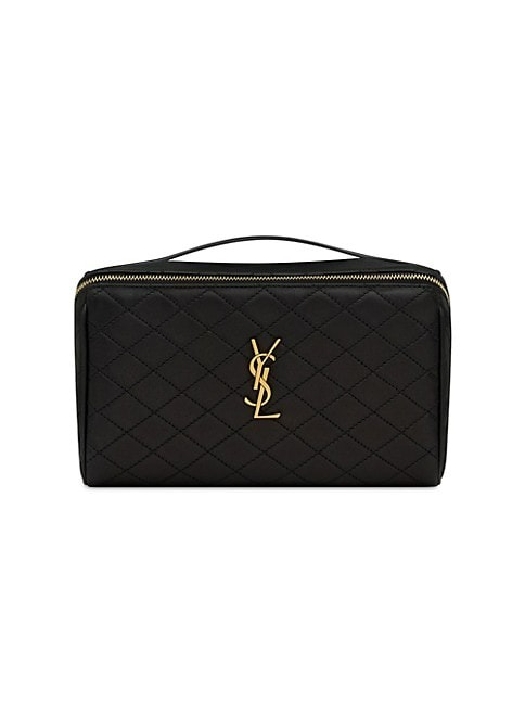 Saint Laurent Gaby Vanity Case in Quilted Lambskin