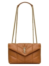Saint Laurent Puffer Toy Bag In Quilted Lambskin