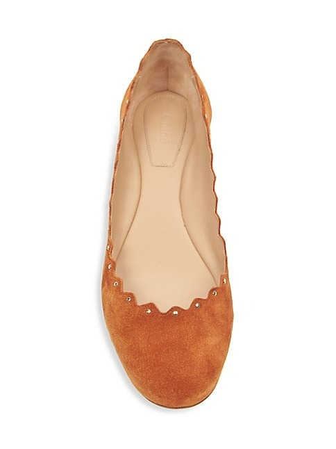 Chloe Lauren Suede Ballet Flats