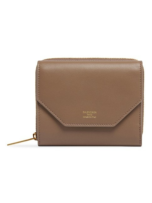 Balenciaga Envelope Compact Wallet With Flap