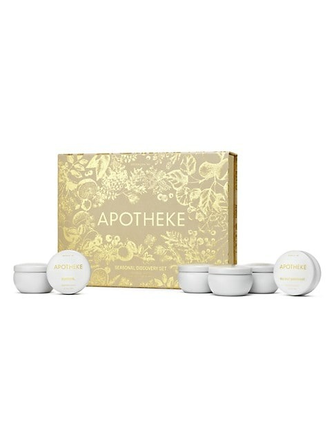 Apotheke 12-Piece Seasonal Discovery Mini Scented Candle Tin Set