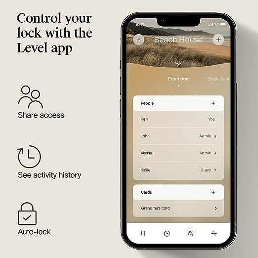 Level Lock+ Smart Lock with Apple Home Keys