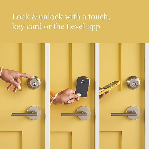 Level Lock Smart Lock Touch Edition - Satin Nickel