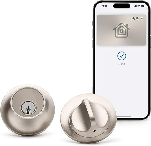 Level Lock+ Smart Lock with Apple Home Keys - Satin Nickel