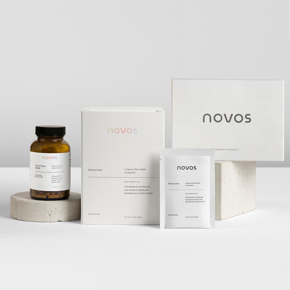 Novos Longevity Kit The Ultimate Annual Longevity Package - Orange Flavor