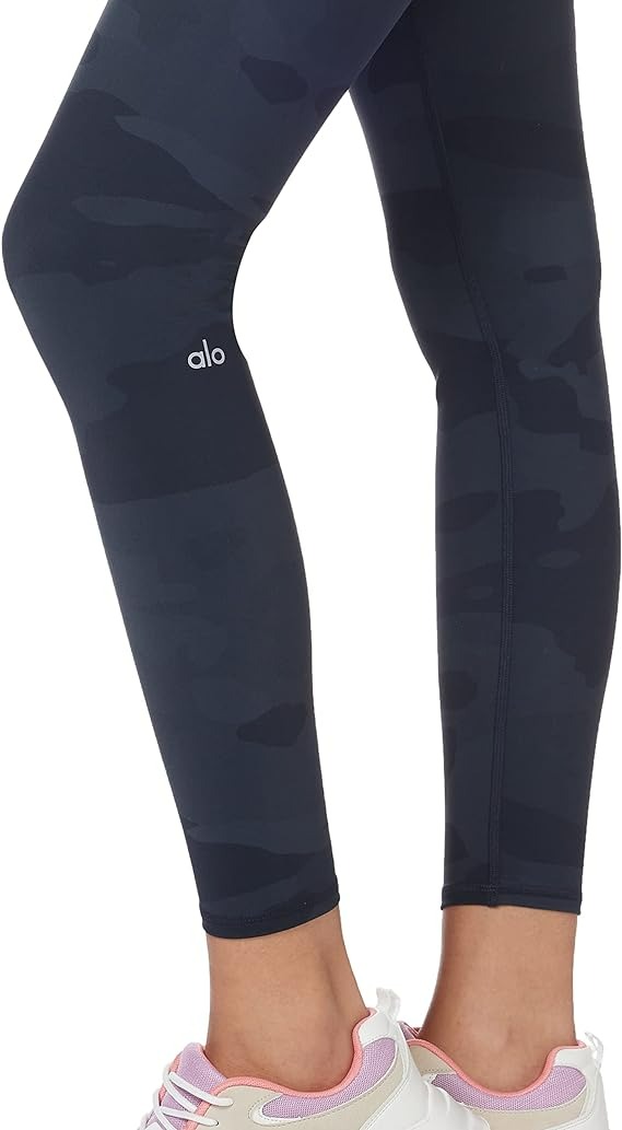 Alo Yoga Women's High Waist Vapor Legging - Black Camouflage