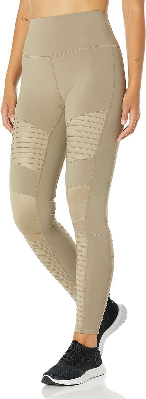 Alo Yoga Women's High-Waist Moto Legging - Gravel