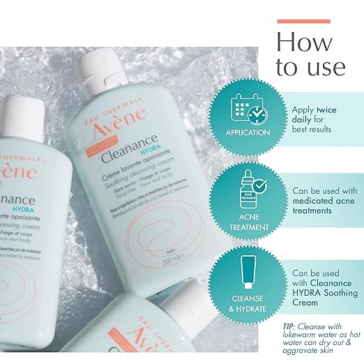 Eau Thermale Avene Cleanance HYDRA Soothing Cream - 1.3 Oz