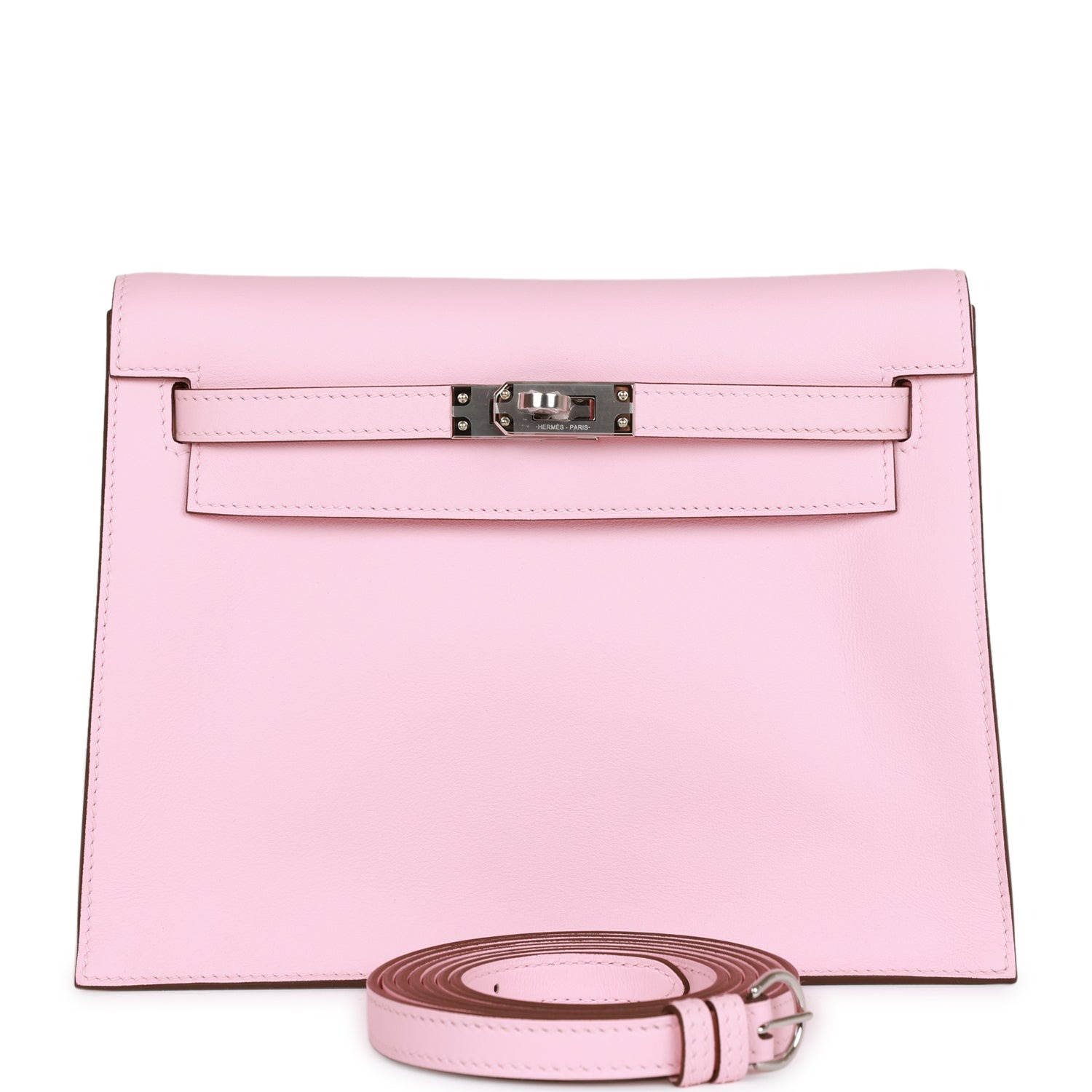 Hermes Kelly Danse Rose Sakura Swift Palladium Hardware