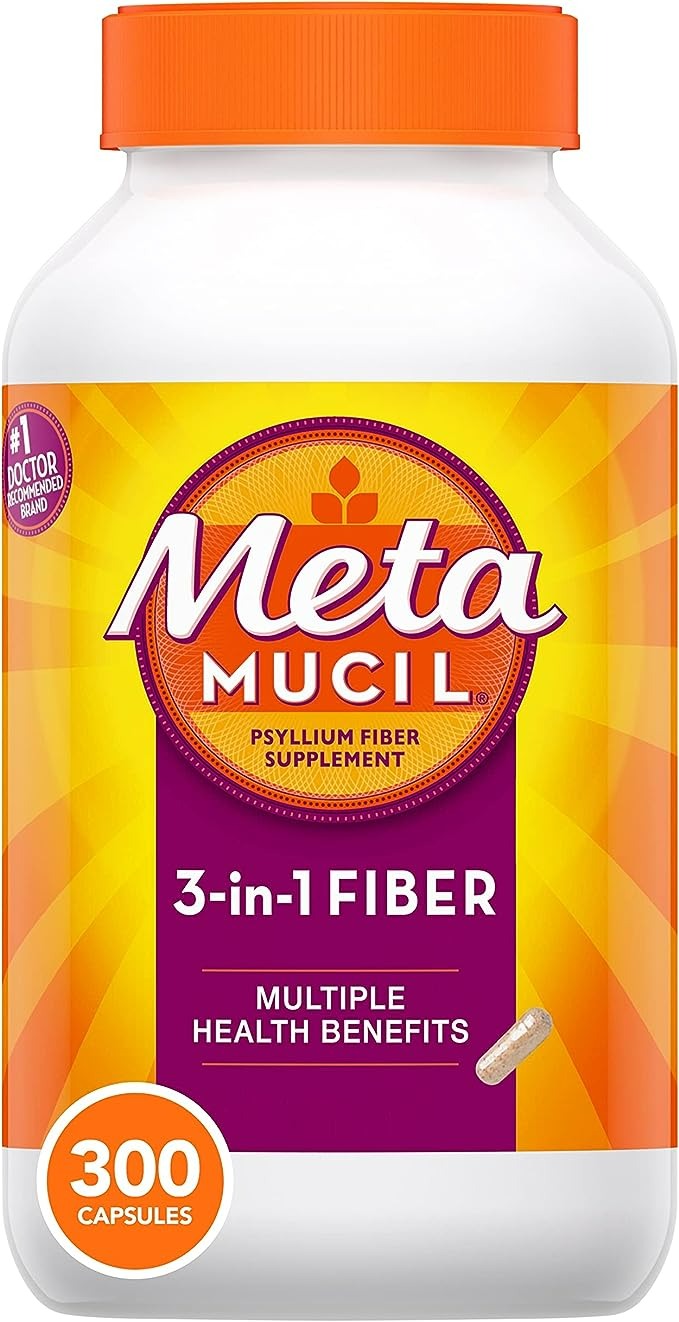 Metamucil Daily Psyllium Husk Powder Supplement - 300 Adet