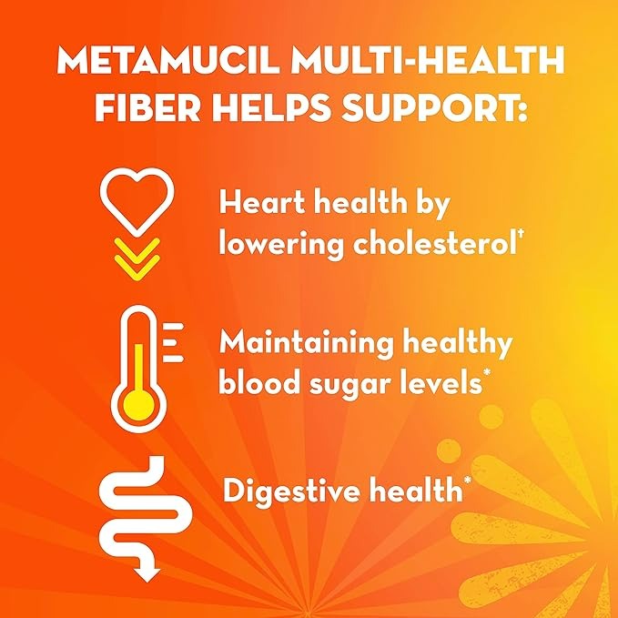 Metamucil Daily Psyllium Husk Powder Supplement - 300 Adet