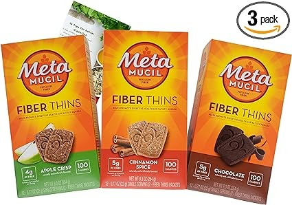 Metamucil Fiber Thins Variety Pack - 3'lü Paket