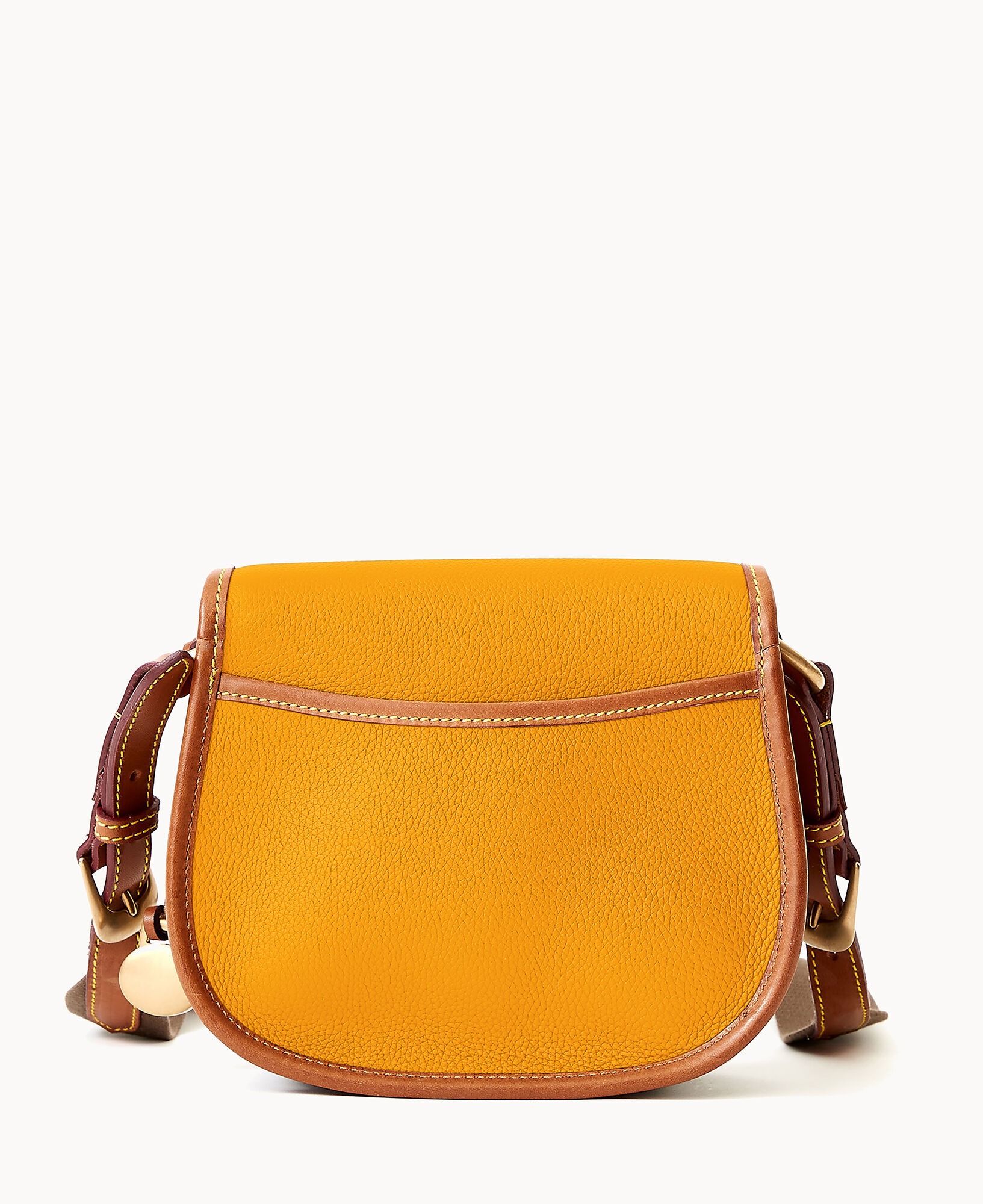 Dooney & Bourke All Weather Leather 3.0 Saddle Crossbody 20 - Chamois