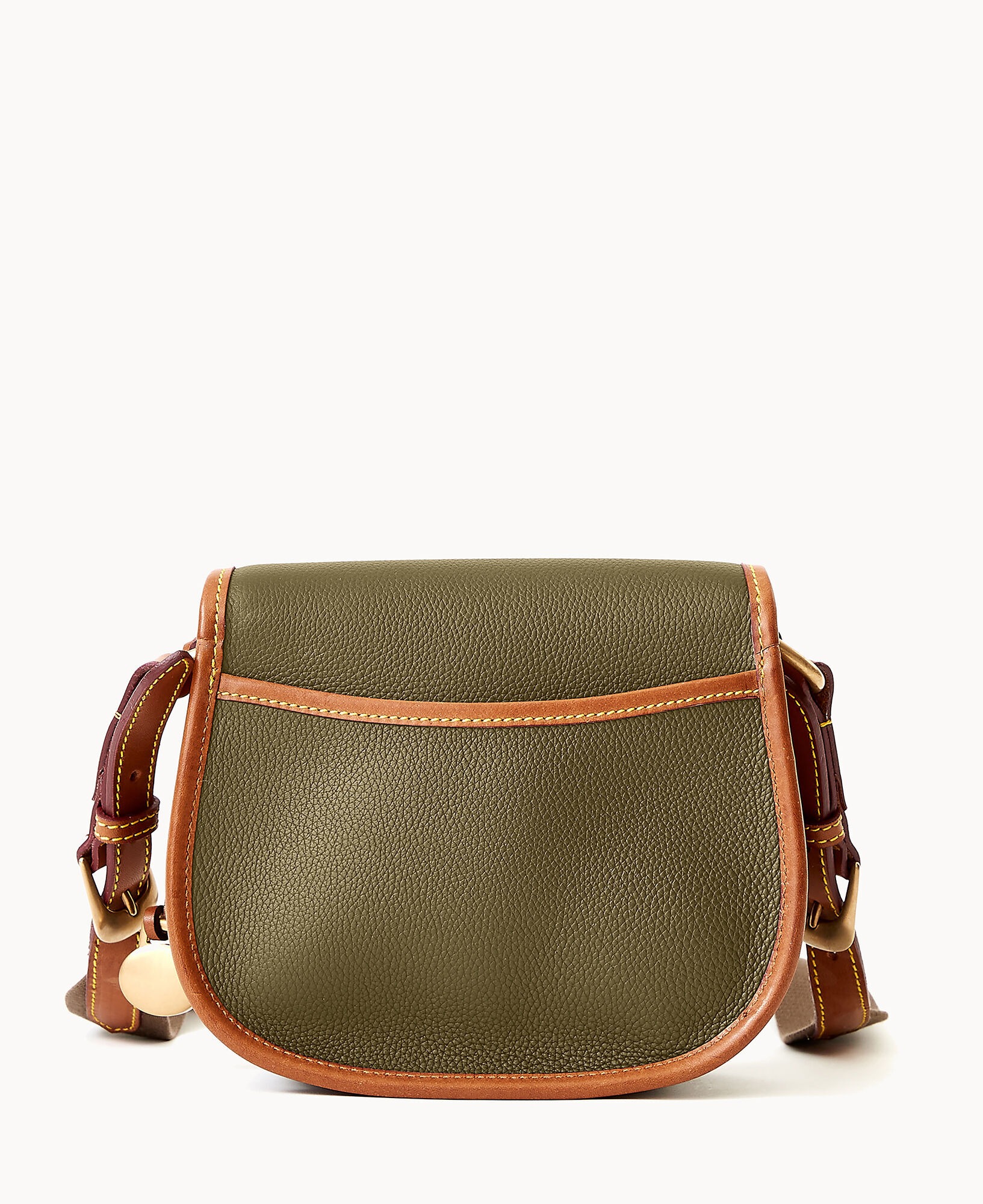 Dooney & Bourke All Weather Leather 3.0 Saddle Crossbody 20 - Green