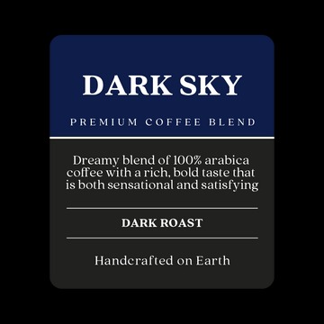 Copper Moon Dark Sky - Dark Roast - 12 Oz