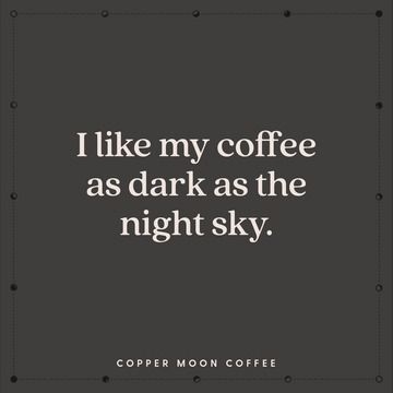 Copper Moon Dark Sky Single Cup - Dark Roast - 12 Adet