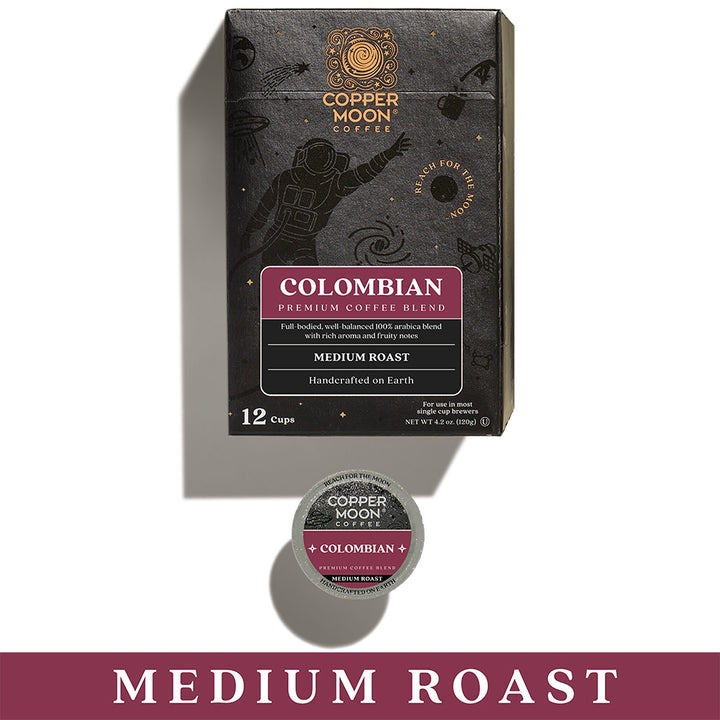 Copper Moon Colombian Blend Single Cup - Medium Roast - 12 Adet