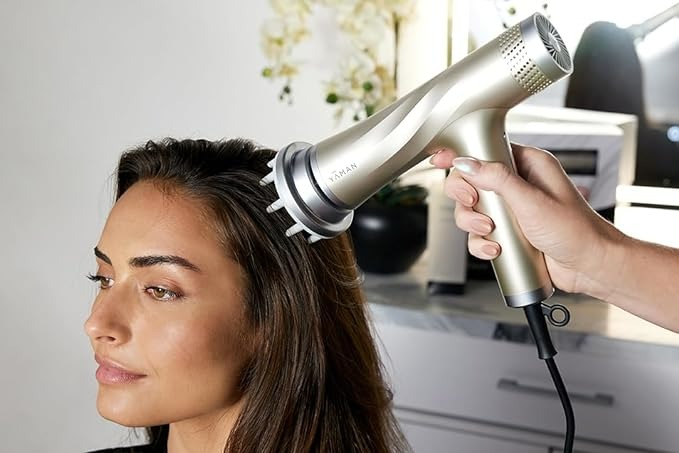 Yaman Spa Styler Blow Dry + Scalp Massage - Gold