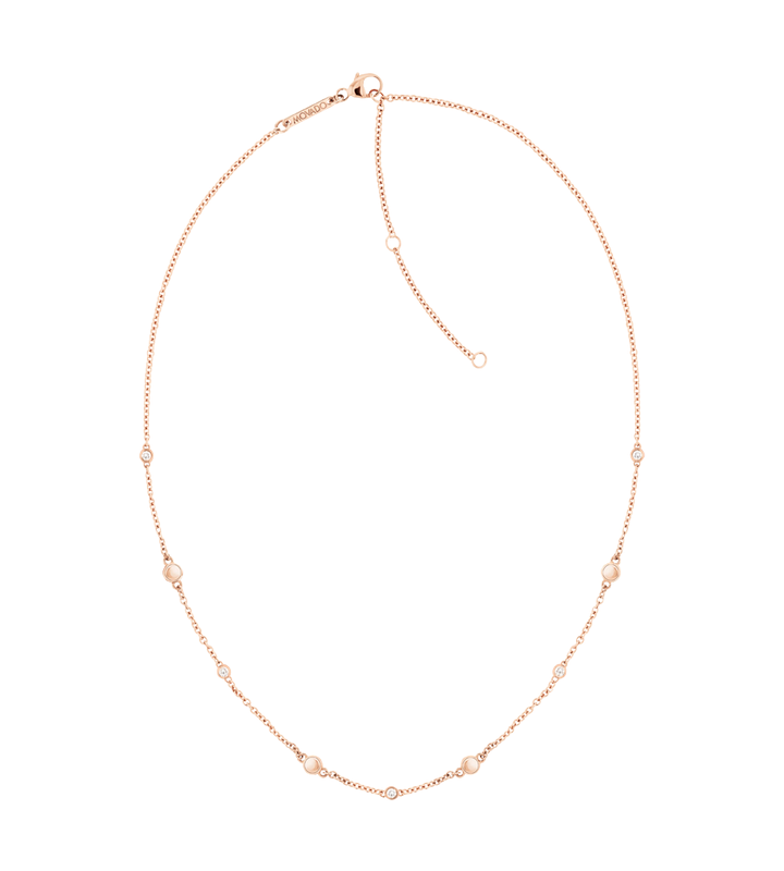 Movado Dot Necklace - Rose Gold