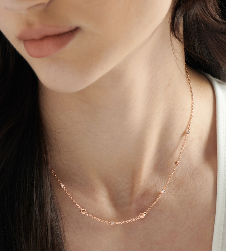 Movado Dot Necklace - Rose Gold