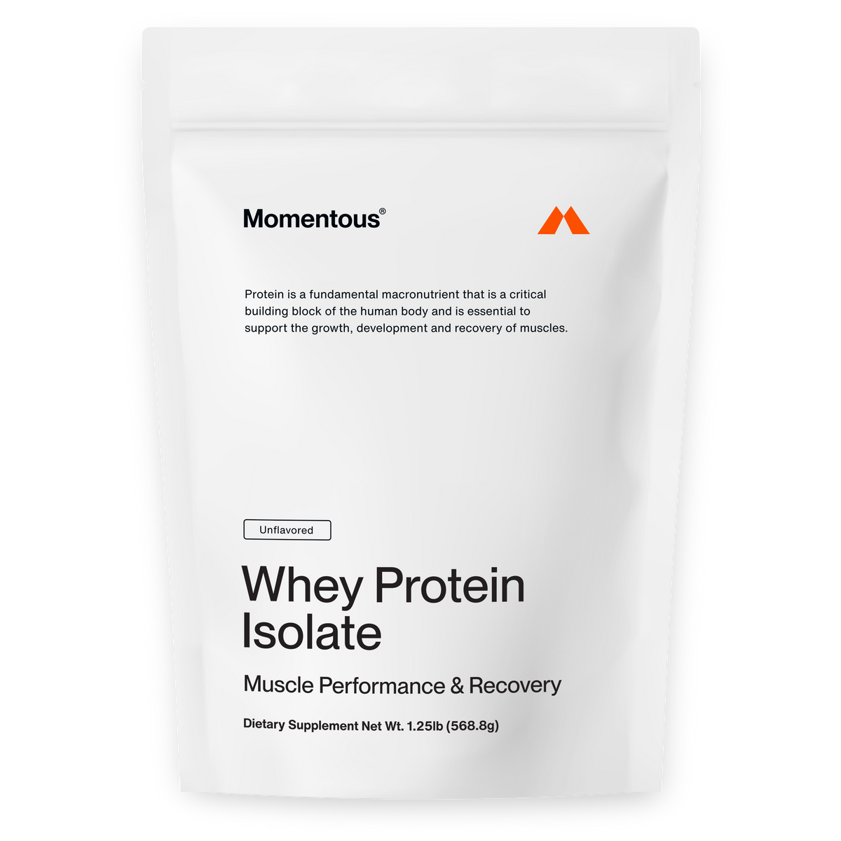 Momentous Whey Protein Isolate - 568.8 Gr