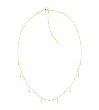 Movado Dot Drop Necklace - Gold