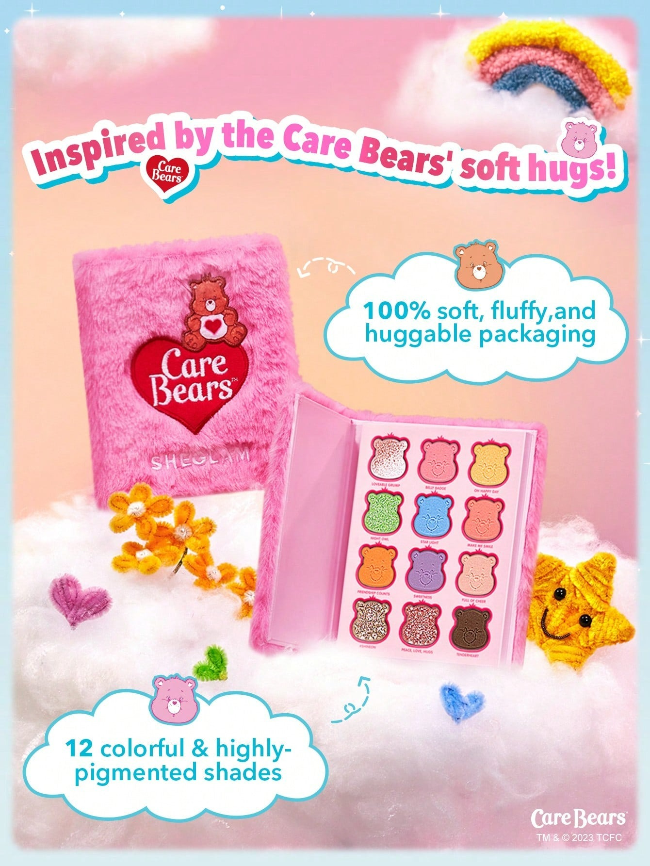 Sheglam Care Bears Share Your Care Palette