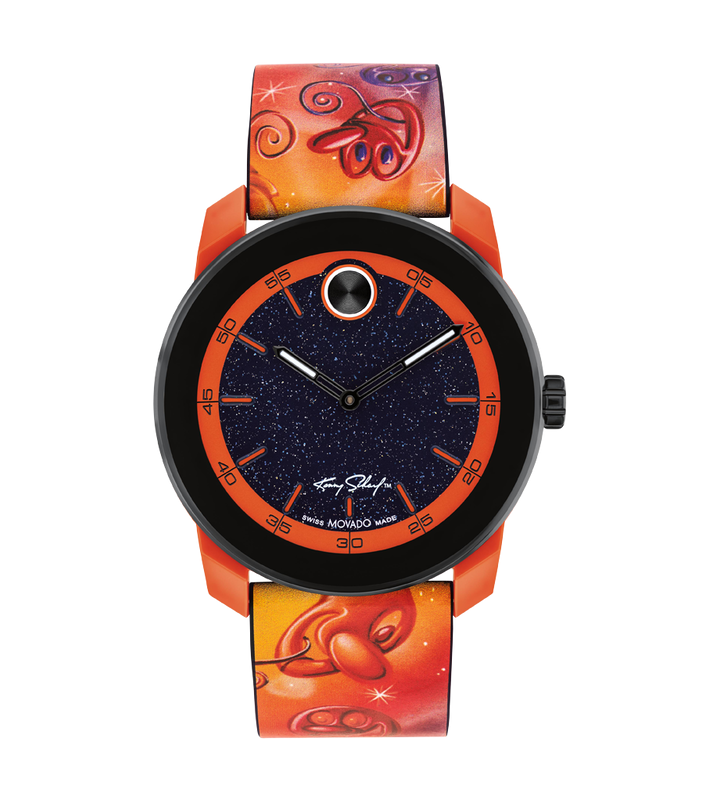 Kenny Scharf X Movado - Blue And Orange With Index