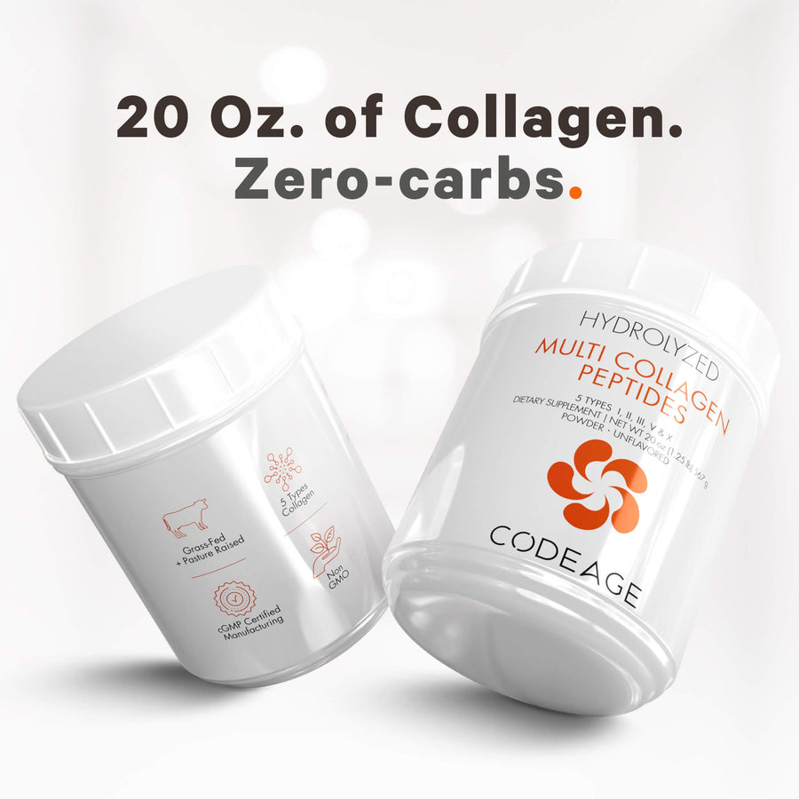 Codeage 5 Types Collagen Multi Protein Powder Large - 20 Oz