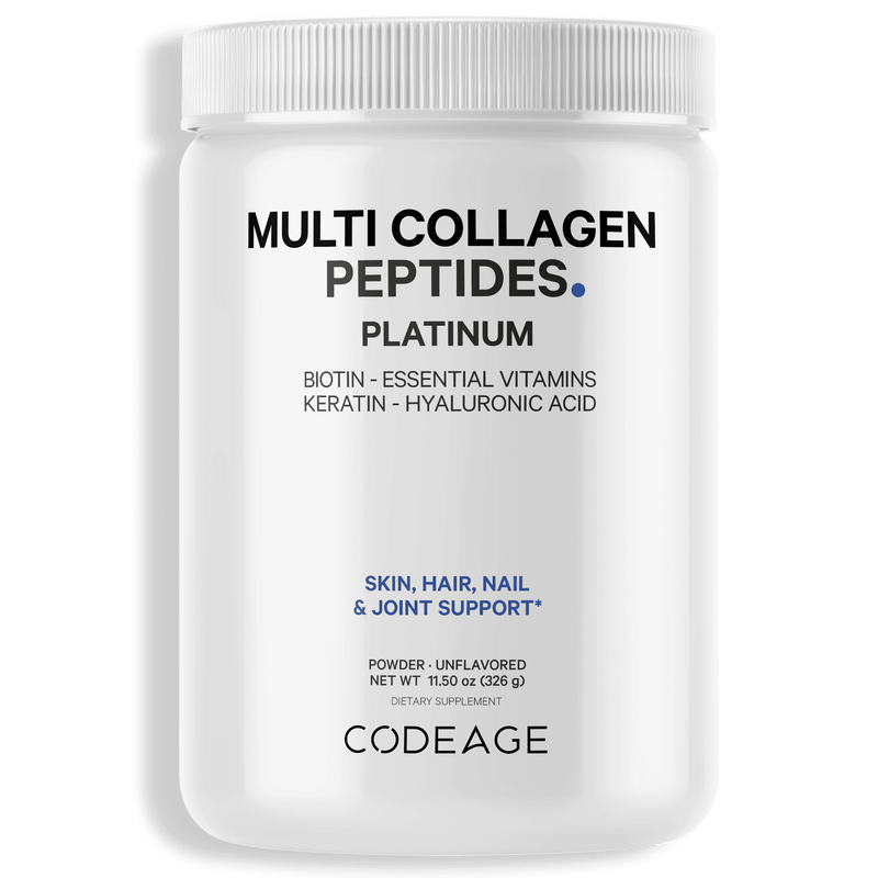 Codeage Multi Collagen Peptides Powder Platinum - 11.50 Oz