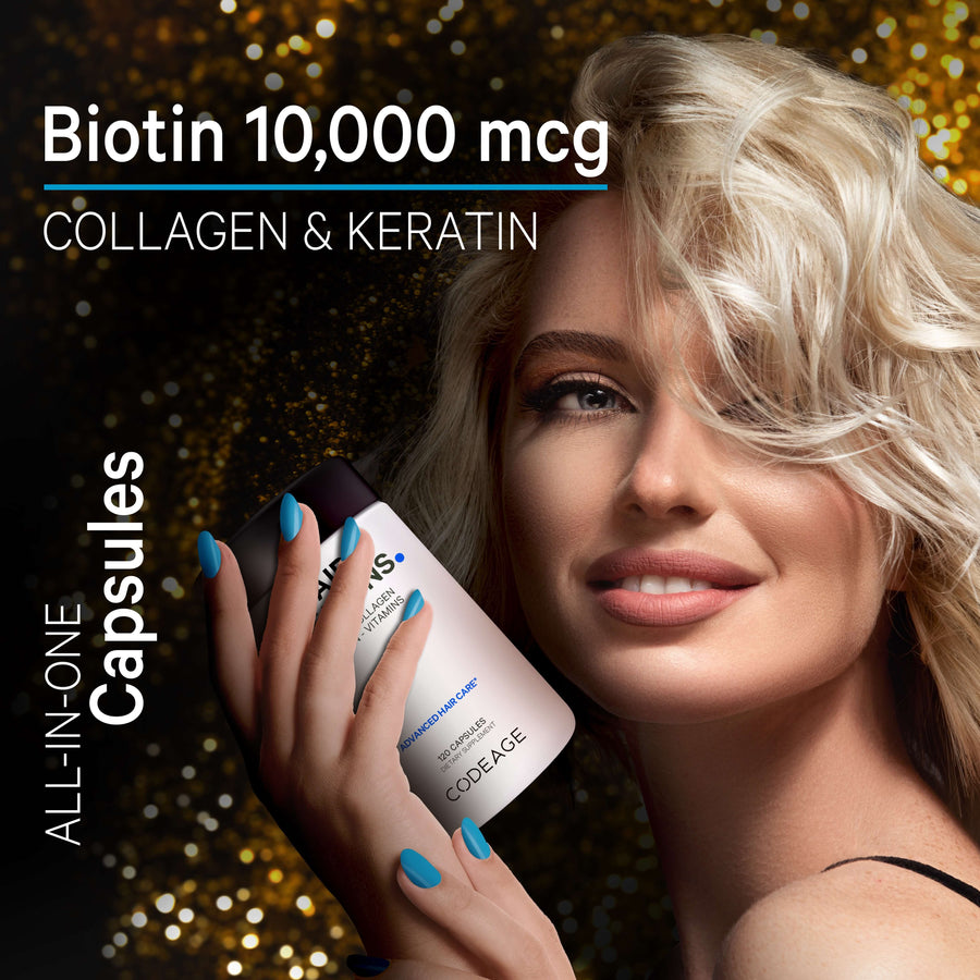 Codeage Hair Vitamins - 120 Kapsül