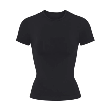 Skims Soft Smoothing Seamless T Shirt - Onyx