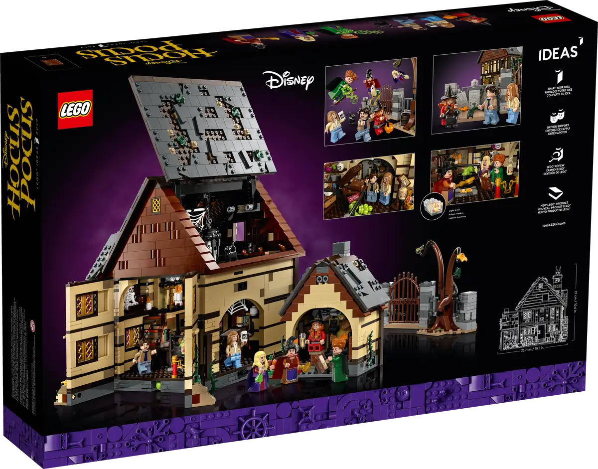 Lego Disney Hocus Pocus: The Sanderson Sisters' Cottage