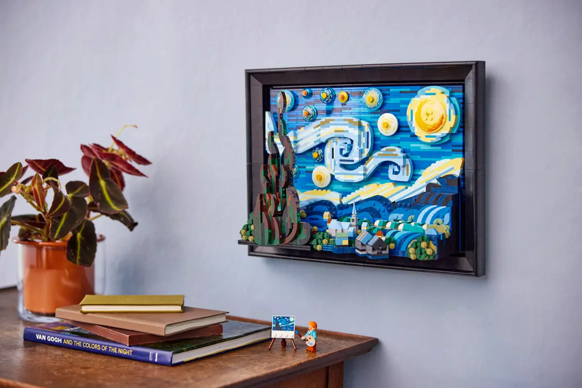 Lego Vincent van Gogh - The Starry Night