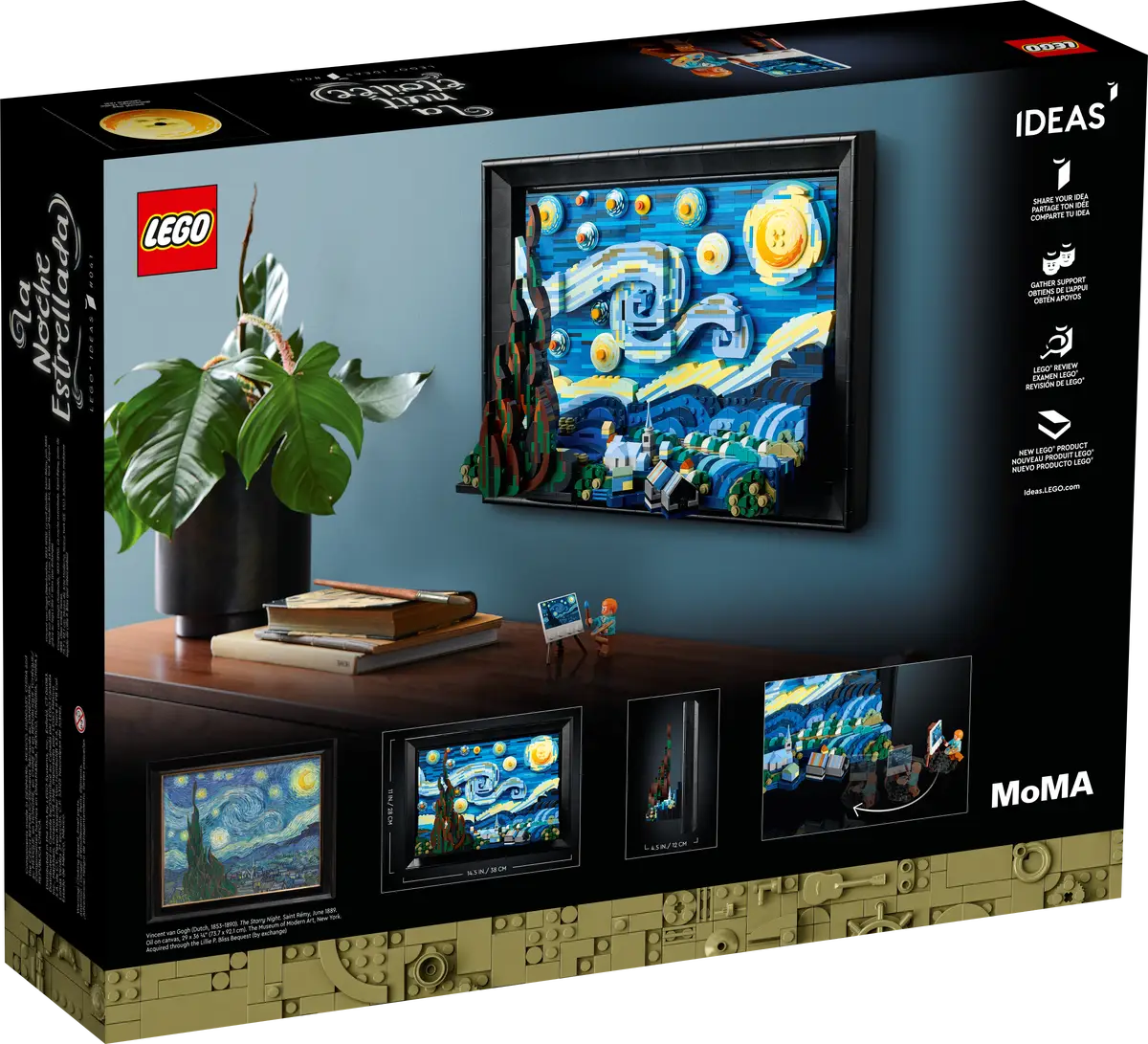 Lego Vincent van Gogh - The Starry Night