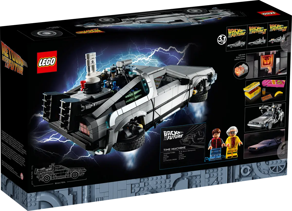 Lego Back to the Future Time Machine