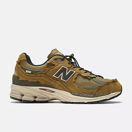 New Balance Unisex 2002RD - High Desert With Dark Moss and Black