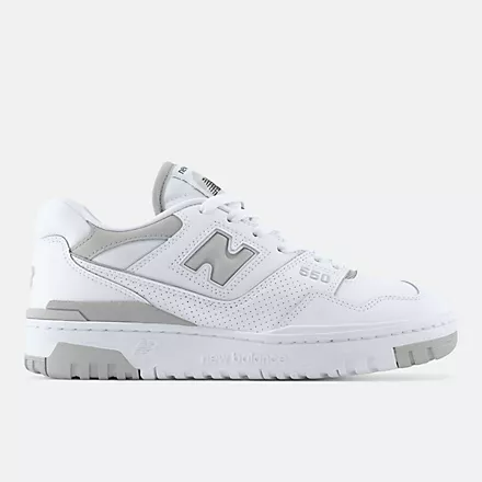 New Balance Women's 550 - White With Raincloud