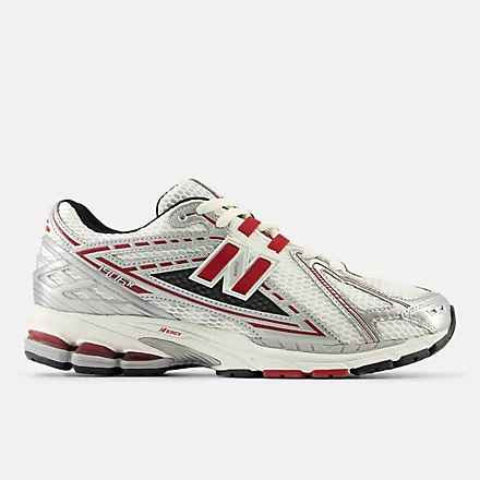 New Balance Men's 1906R - Silver Metallic With Classic Crimson And Sea Salt