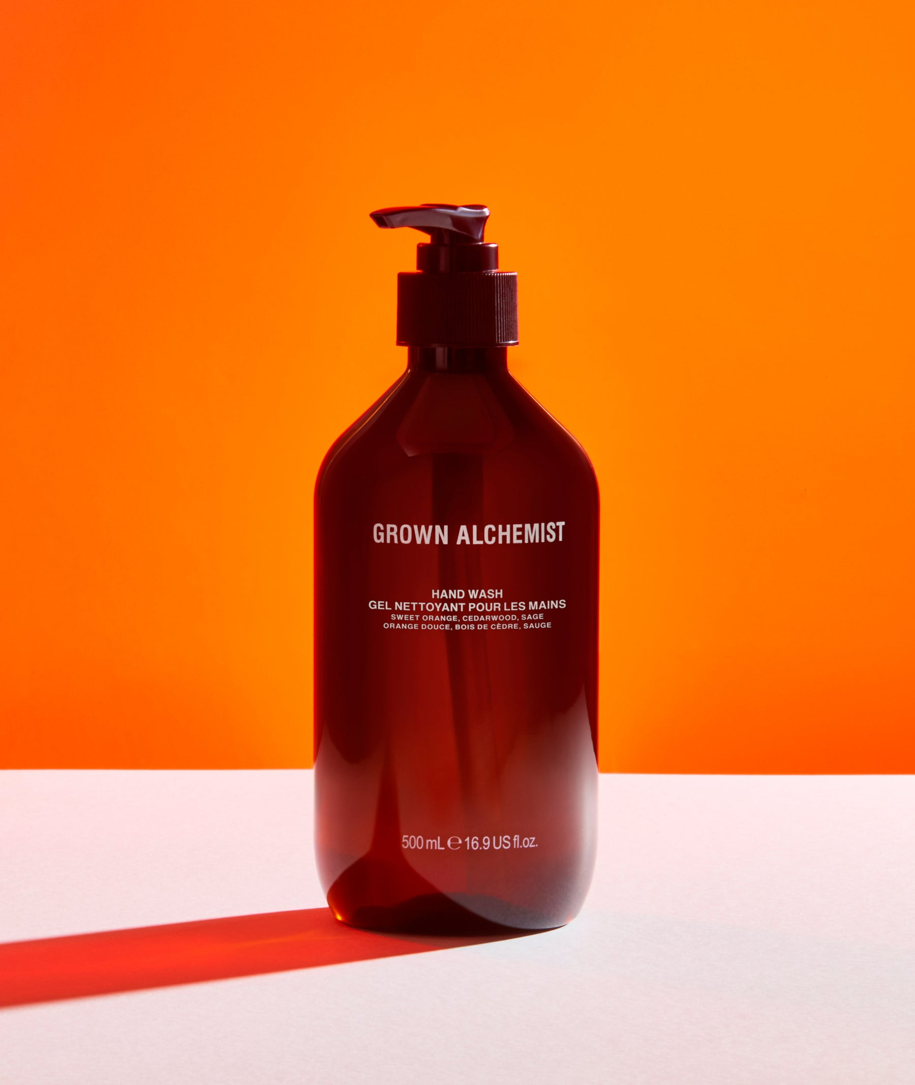 Grown Alchemist Hand Wash: Sweet Orange, Cedarwood, Sage 500 Ml