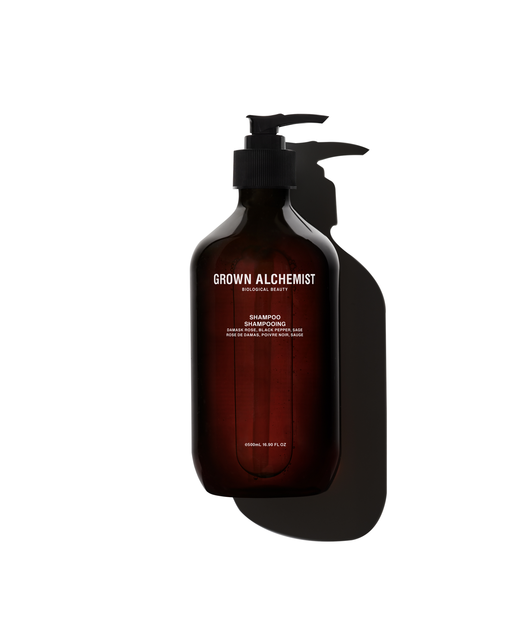 Grown Alchemist Shampoo - Damask Rose, Black Pepper, Sage - 500 Ml