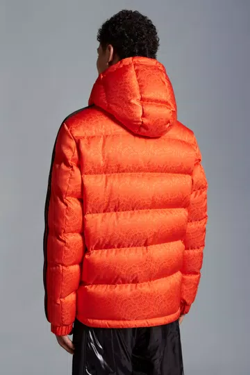 Moncler X Adidas Originals Alpbach Short Down Jacket - Orange