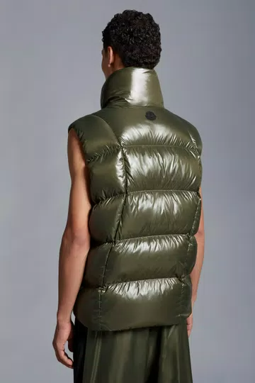 Moncler X Adidas Originals Bozon Down Vest - Dark Green