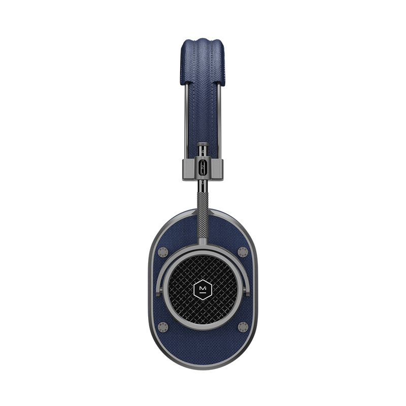 Master & Dynamic MH40 Wireless Wireless Over-Ear Headphones - Gunmetal / Navy Leather