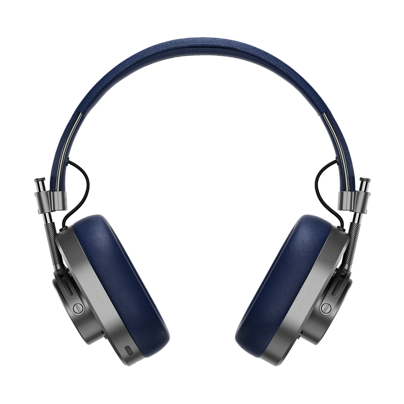 Master & Dynamic MH40 Wireless Wireless Over-Ear Headphones - Gunmetal / Navy Leather