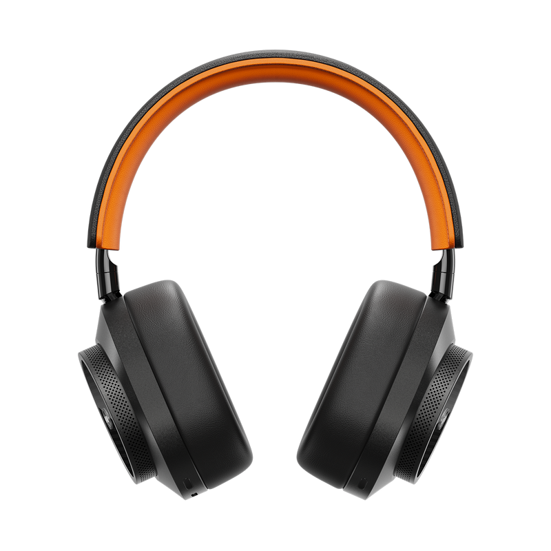 Master & Dynamic MW75 BUGATTI Active Noise-Cancelling Wireless Headphones - Nocturne / Jet Orange